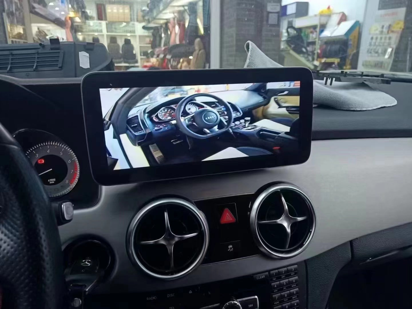 Crzcar free shipping 1920*720 Mercedes Benz GLK X204 LHD NTG4.5 2013-2015 10.25″ 12.3'' Android Touch Screen Built-in Wireless Apple CarPlay  Android Auto