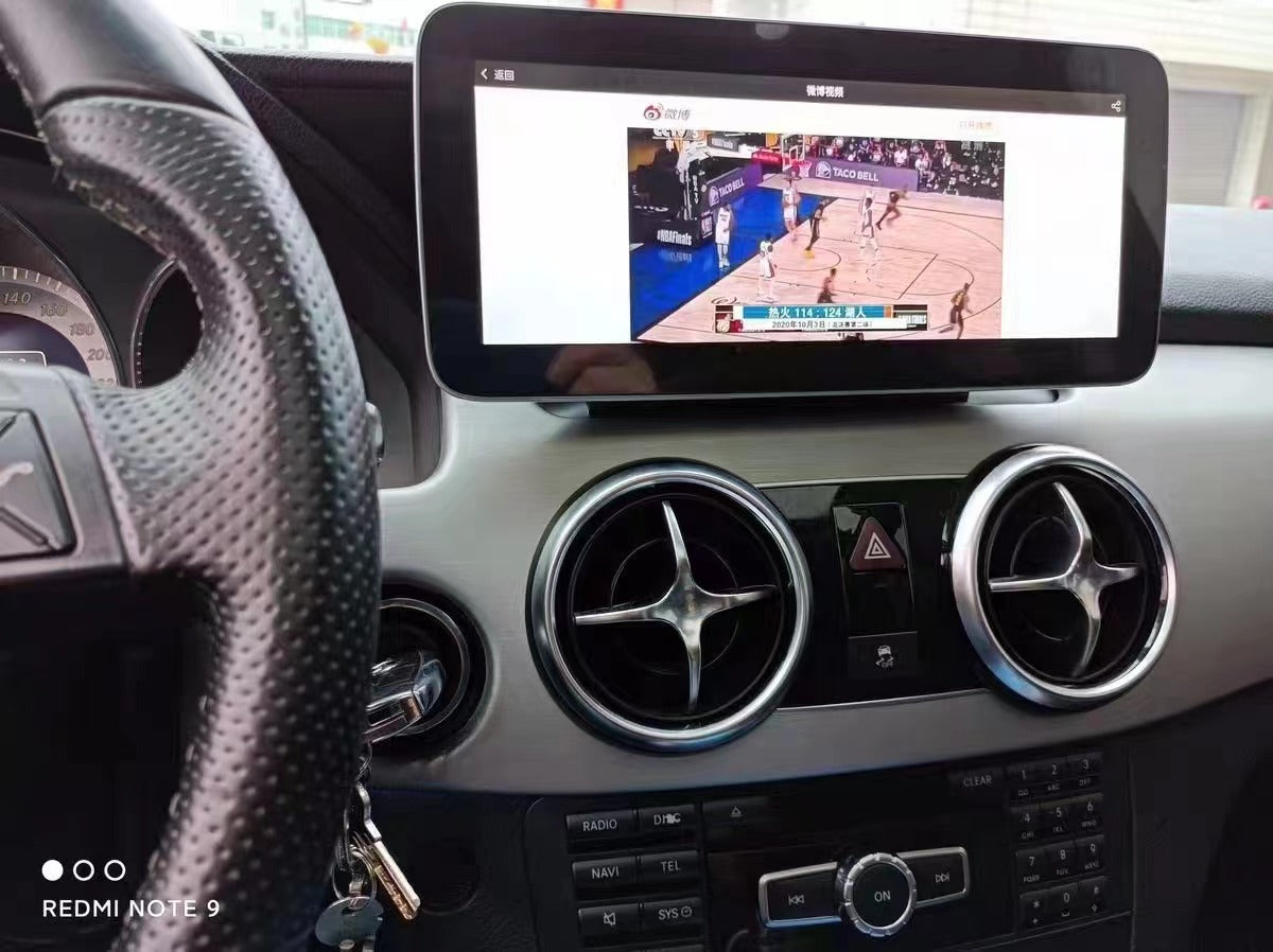 Crzcar free shipping 1920*720 Mercedes Benz GLK X204 LHD NTG4.5 2013-2015 10.25″ 12.3'' Android Touch Screen Built-in Wireless Apple CarPlay  Android Auto