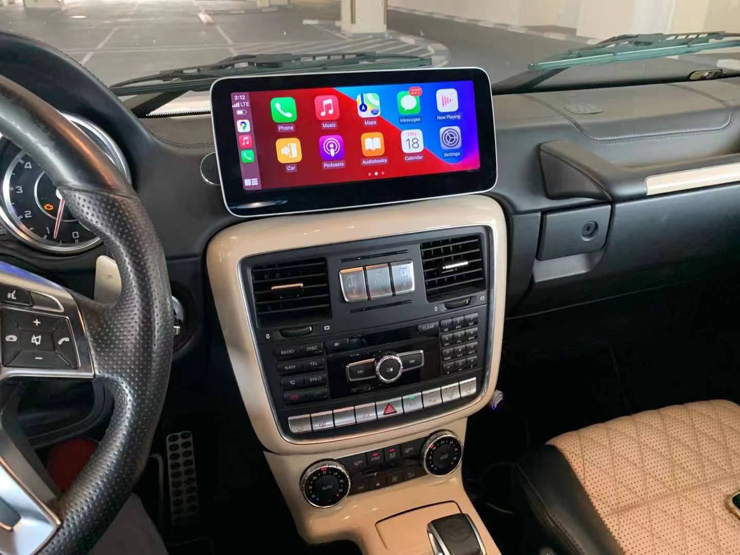 Crzcar free shipping 1920*720 Mercedes Benz G Class W641 2013-2015 NTG4.5 10.25″ 12.3'' Android Touch Screen Built-in Wireless Apple CarPlay  Android Auto