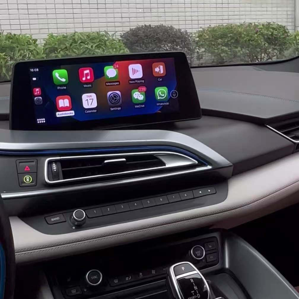 Crzcar free shipping 1920*720 BMW i8 OEM FIT REPLACEMENT 10.25″  Quaclomm snapdragon Android Touch Screen Wireless Apple CarPlay  Android Auto