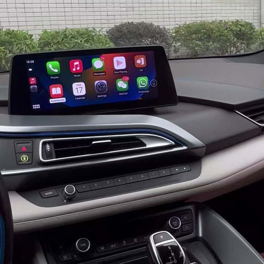 Crzcar free shipping 1920*720 BMW i8 OEM FIT REPLACEMENT 10.25″  Quaclomm snapdragon Android Touch Screen Wireless Apple CarPlay  Android Auto