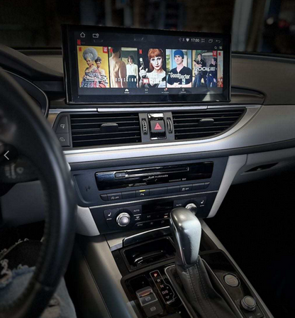 Crzcar free shipping for Audi A6 Android 13 12.3'' 2012-2019 screen Quaclomm Snapdragon 8 core Wireless Apple CarPlay Android Auto