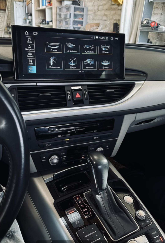 Crzcar free shipping for Audi A6 Android 13 12.3'' 2012-2019 screen Quaclomm Snapdragon 8 core Wireless Apple CarPlay Android Auto