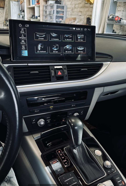 Crzcar free shipping for Audi A6 Android 13 12.3'' 2012-2019 screen Quaclomm Snapdragon 8 core Wireless Apple CarPlay Android Auto