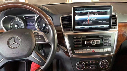 Crzcar free shipping 1920*720 Mercedes Benz ML GL NTG4.5 2013-2015 9'' 12.3'' Android Touch Screen Built-in Wireless Apple CarPlay  Android Auto