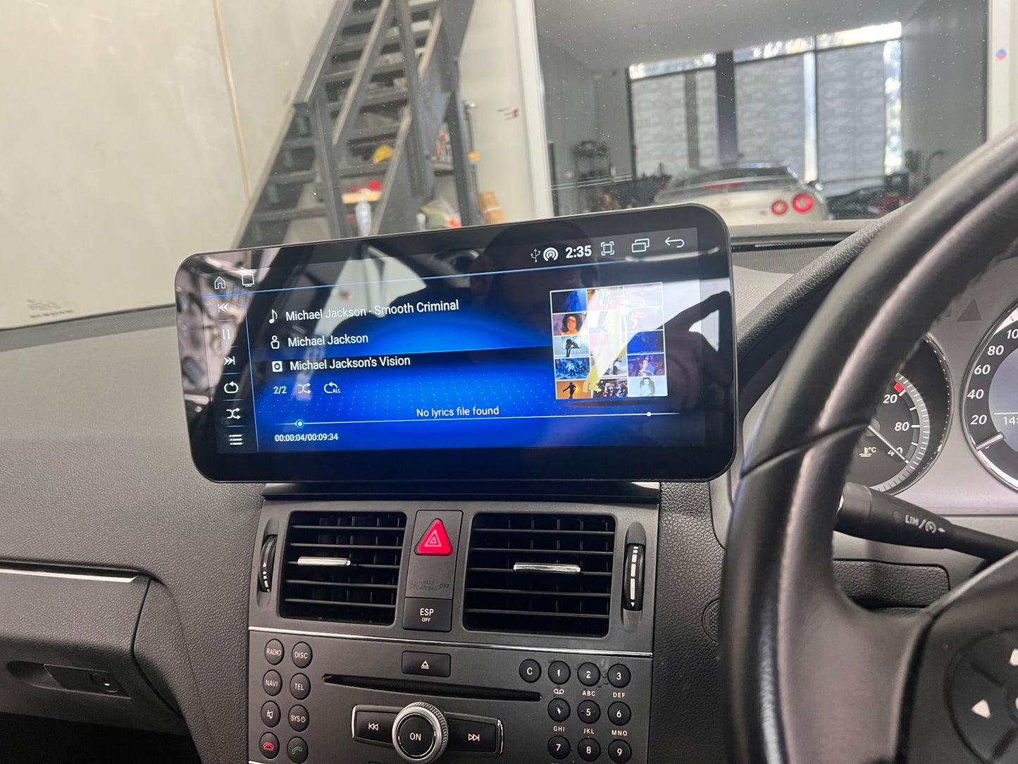 Crzcar free shipping 1920*720 Mercedes Benz C class W204 NTG4.0 2008-2010 10.25″ 12.3'' Android Touch Screen Built-in Wireless Apple CarPlay  Android Auto