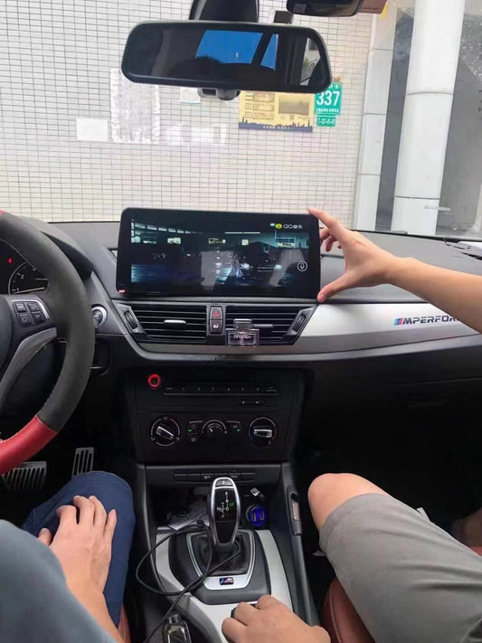 Crzcar free shipping 1920*720 quaclomm BMW X1 E84 NON CIC OEM FIT REPLACEMENT 10.25″ 12.3'' Android Touch Screen Built-in Wireless Apple CarPlay Android Auto