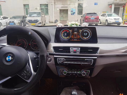 Crzcar free shipping 1920*720 quaclomm BMW X1 F48 NBT EVO OEM FIT REPLACEMENT 10.25″ 12.3'' Android Touch Screen Built-in Wireless Apple CarPlay Android Auto