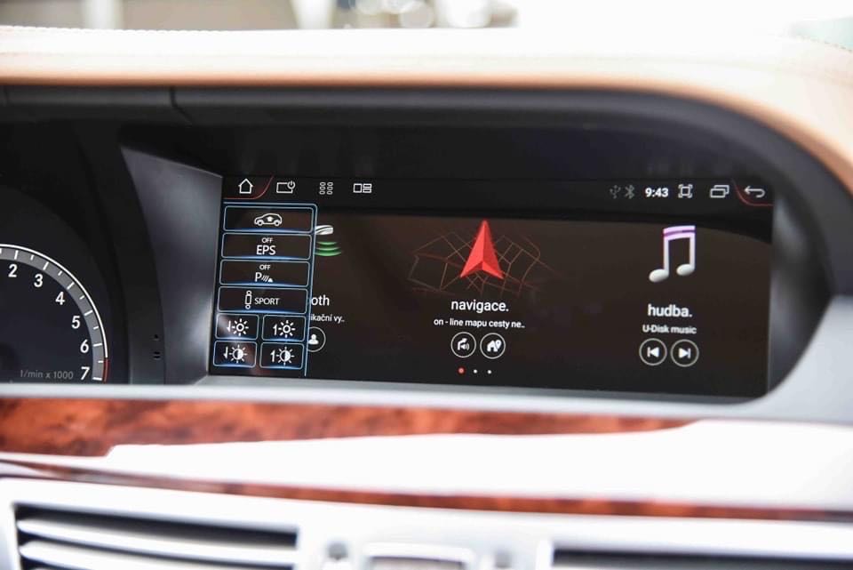 Crzcar free shipping 1920*720 Mercedes Benz S Class W221 2010-2013 NTG3.5/4.5 10.25″ Android Touch Screen Built-in Wireless Apple CarPlay  Android Auto