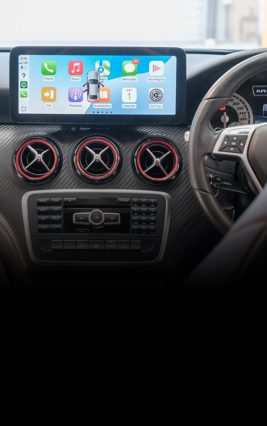 CrzCar Lexus BMW Audi Mercedes android screen Carplay adapter touch screen