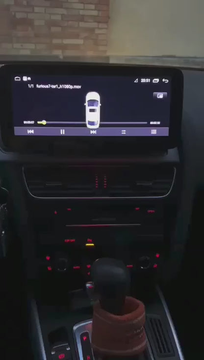 Crzcar free shipping for Audi A4 A5 Android 13 10.25'' 12.3'' 2009-2016 screen Quaclomm Snapdragon 8 core Wireless Apple CarPlay Android Auto